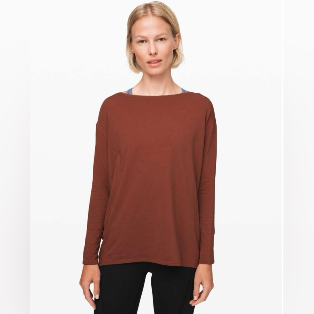 Lululemon Back in Action Long Sleeve Top